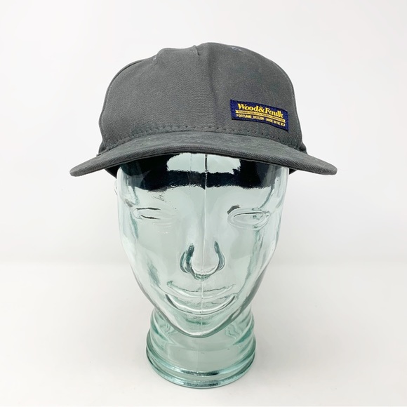 Wood & Faulk Gray Snapback Hat - Picture 1 of 8